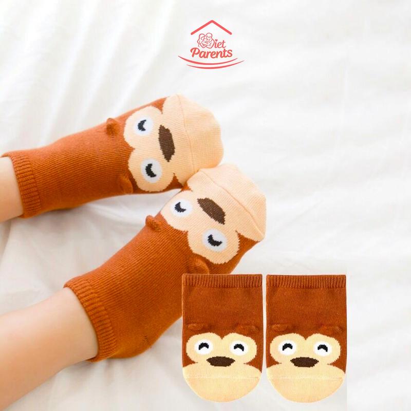 Product Introduction of Tất Chống Trượt Cho Bé Tập Đi - Loại Vớ Tập Đi Hình Thú Phong Cách Hàn Quốc Cổ Ngắn 11