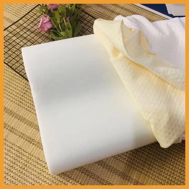 ( Kích thước: 26x44x8/5cm )GỐI CAOSU TỔNG HỢP phù hợp người gối thấp