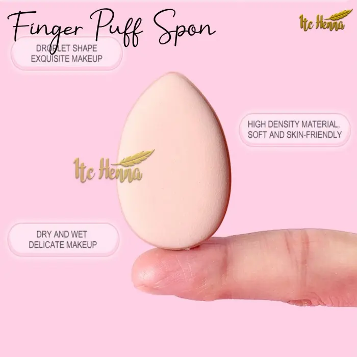 Murah meriah!!! Finger Spons Puff Spon Bedak Mini Sponge Concealer / Foundation 0
