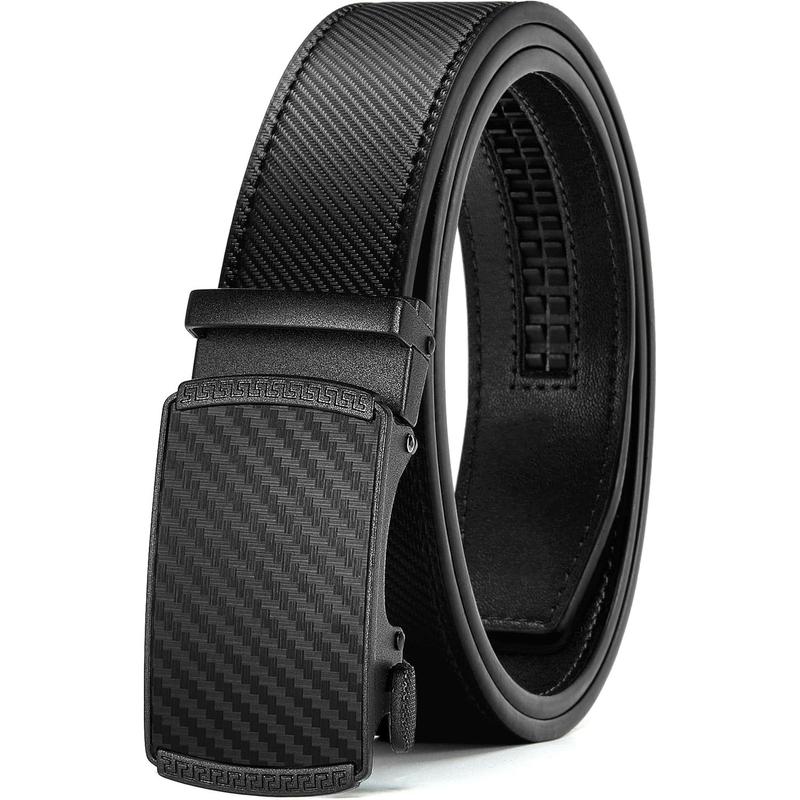 TikTok Shop: Mens Belt Leather Ratchet Belt - Customizable Fit, Effortless  Style (35mm)