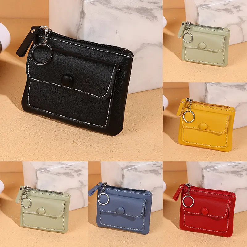 Women Wallet Money Bags  Purses Children Mini Wallets Leather Key Holder Clutch Pouch