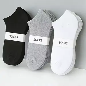 ( 3 pasang ) Kaos kaki pendek semata kaki polos pria wanita dewasa Lembut