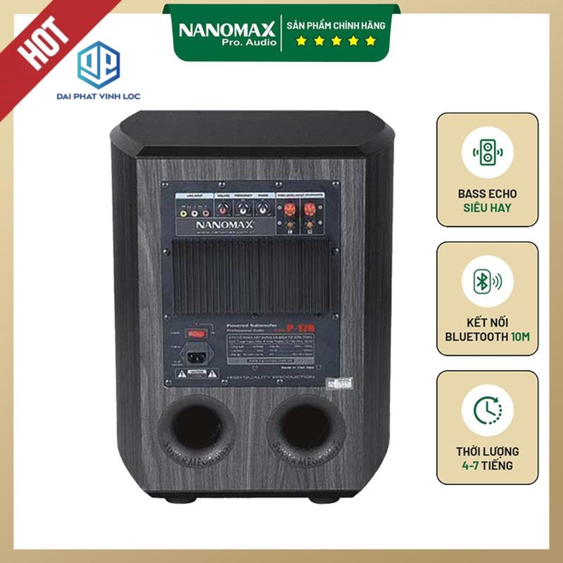 Loa SUB Nanomax P-170 - Bass 30cm, Công Suất 450w - Đại Phát Vĩnh Lộc Củ Loa Nghe Nhạc