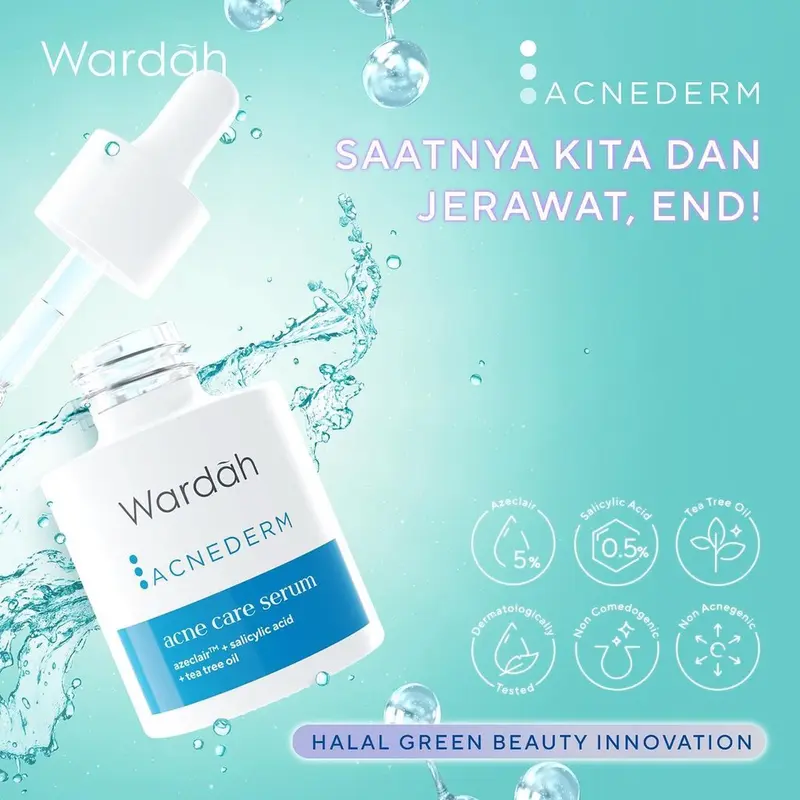 Wardah Acnederm Acne Care Serum 15ml - Serum Wajah - Wardahindonesia 1