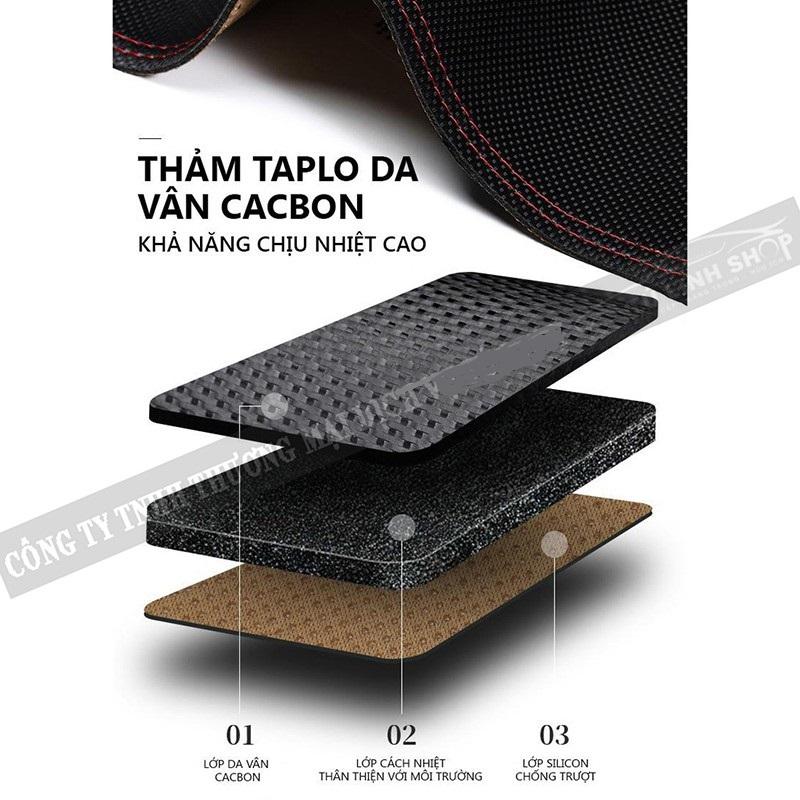 Product Introduction of Thảm taplo xe VIOS 02-07,VIOS 08-13, VIOS 14-17,VIOS 18-23 Chuyentaplo - da carbon chống nắng - chống nóng cho bề mặt taplo Thảm Taplo 10