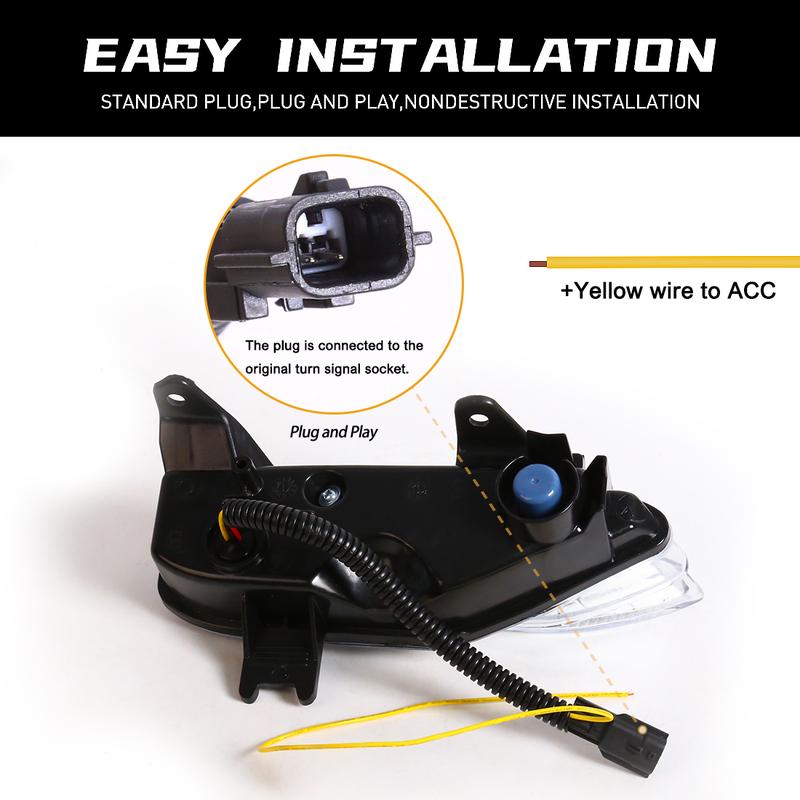 Product Introduction of Car Front Bumper Fog Lamp Daytime Running Light DRL with turn Signal Lamp For Infiniti Q50 Q50S Sport Model 2014 2015 2016 2017 2018 2019 2020 28