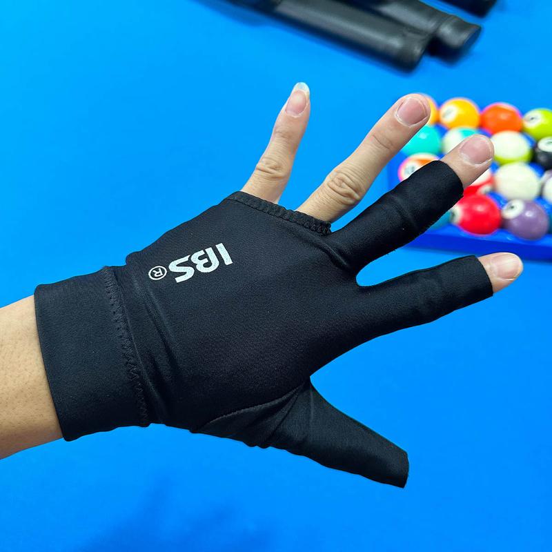 Găng tay bida hở ngón IBS cao cấp đeo tay trái, bao tay bi-a cá nhân Nam/Nữ Freesize Chống Trơn Chống Trơn Trượt