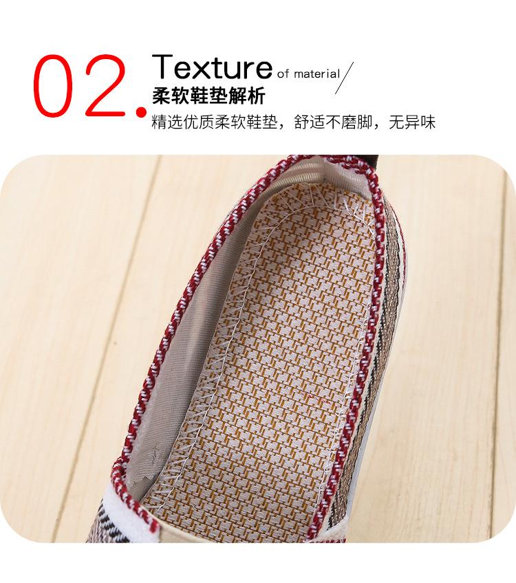 Product Introduction of Cloth shoes women's 2024 summer fashion shallow mouth women's shoes soft sole one pedal fisherman shoes casual Thomas canvas shoes women Footwear Walking Shoes Girl Slipon Comfort Parent Bedroom Tactical Bridal 6