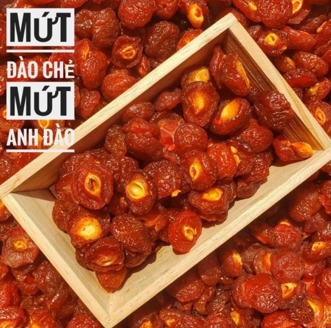 [500g] Mứt Ô Mai Đào Nâu Bổ Đôi Sấy Dẻo, ngon dã man
