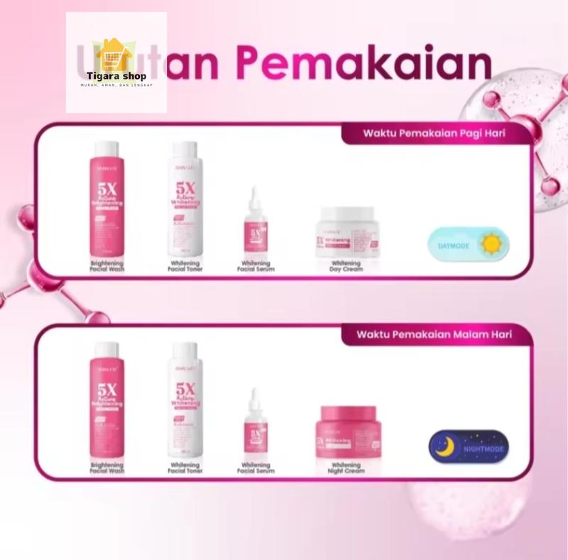 Skincare Animate Active 5x Whitening Facial Toner 100ml Original BPOM Perawatan Wajah Kusam Mencerahkan 3