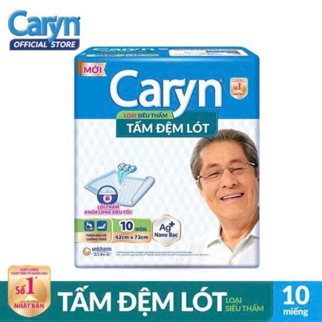 SET TẤM LÓT ĐỆM CARYN lót sản dịch cho mẹ sau sinh Tấm đệm lót mỏng nhẹ chăm sóc người lớn