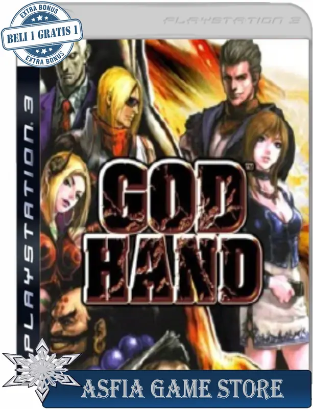GOD HAND DVD Kaset Game PS3 PKG CFW HEN MULTIMAN PlayStation 0