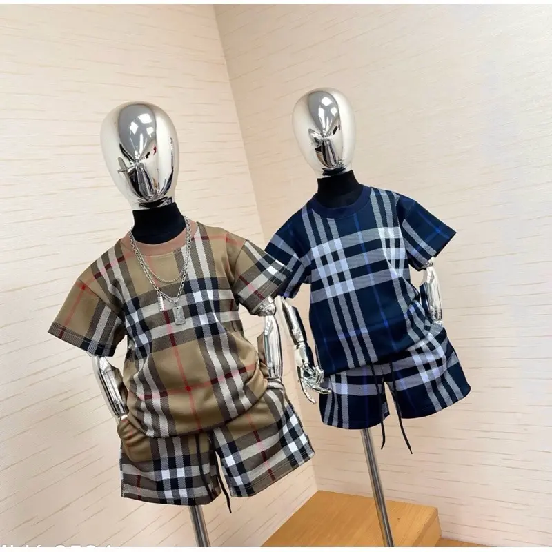 Bộ kẻ cực chất vải Umi mềm màu NÂU mix quần vải mềm mịn, cạp chun thoáng mát co dãn 4 chiều kiểu dáng đơn giản basic 5
