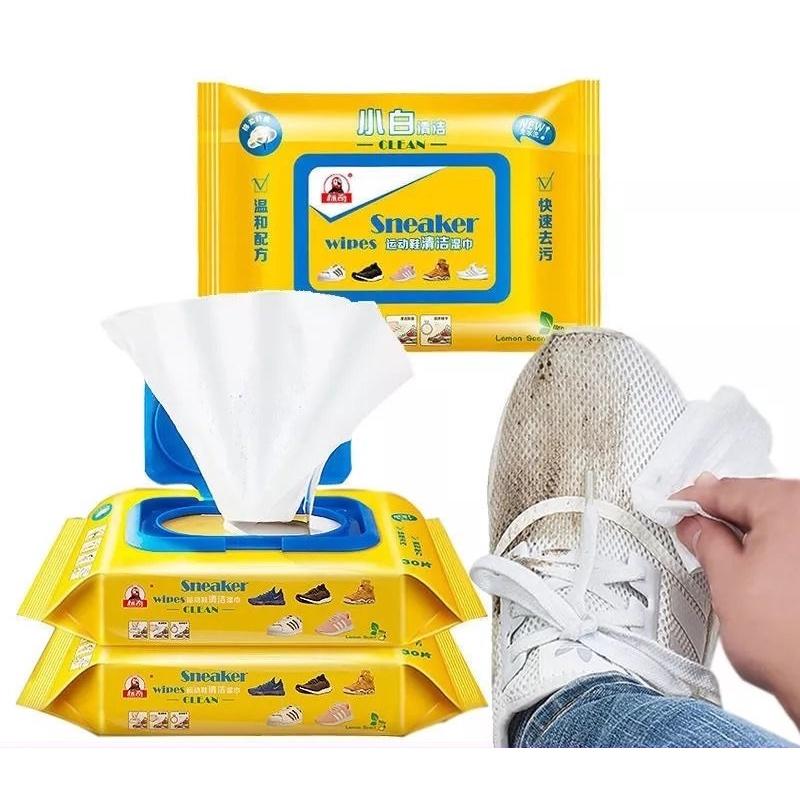 Khăn giấy ướt lau giày Sneaker Wipes Clean siêu sạch 5