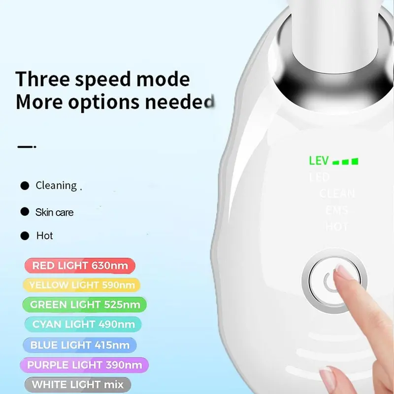 7 Colors Neck Face Lifting Massager, Neck Skin Tightening Device, for Men Women at Home and Outdoors, New Year & Winter Gift, Valentine's Day Gift for Men 4