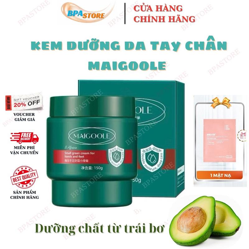 Kem Bôi Nứt Nẻ Gót Chân Bàn Tay MaiGoole 150g CHÍNH HÃNG Dưỡng Da Tay Chân - Tặng mặt nạ