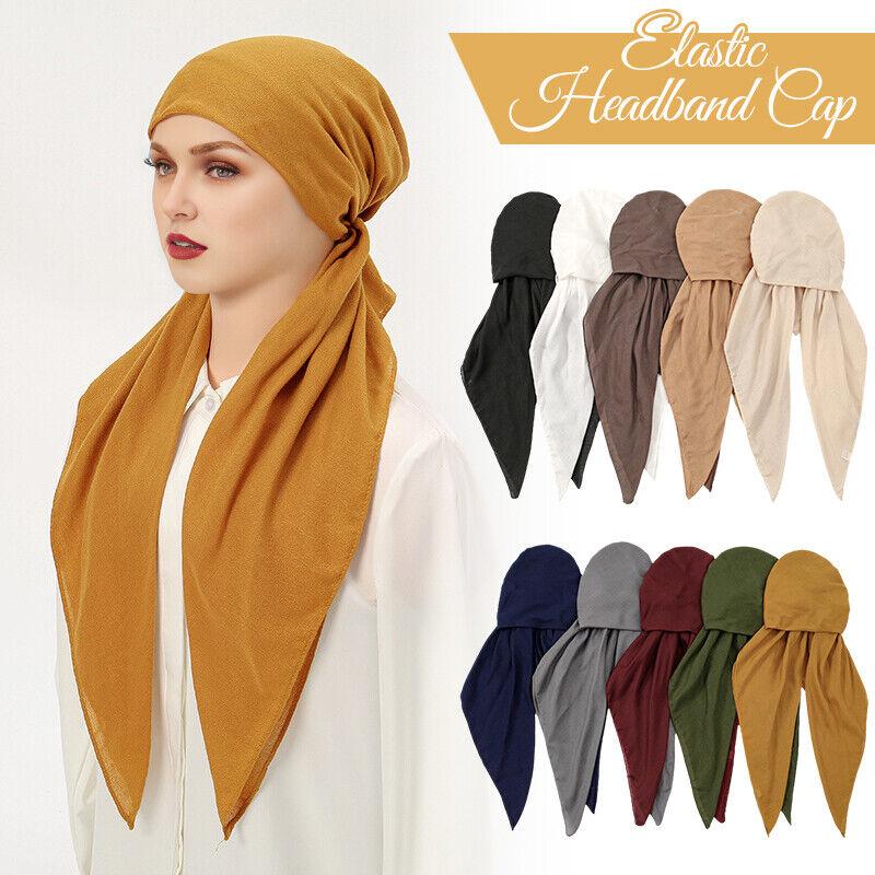 Topi Serban Muslim, Topi Beanie Warna Pepejal, untuk Wanita, - TikTok ...
