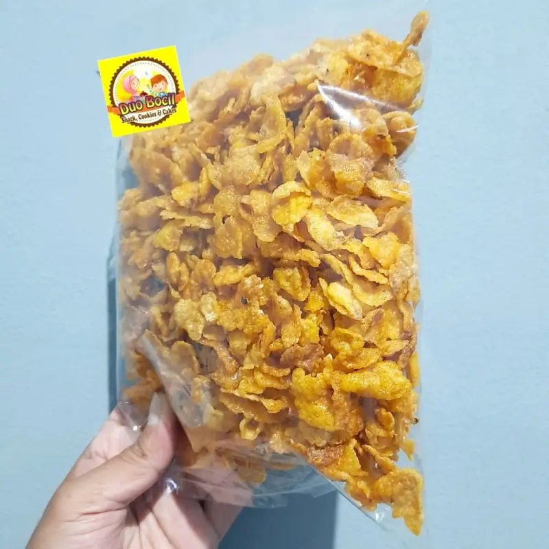Emping Jagung Geprek 250 Gram - Duo Bocil Snack 1