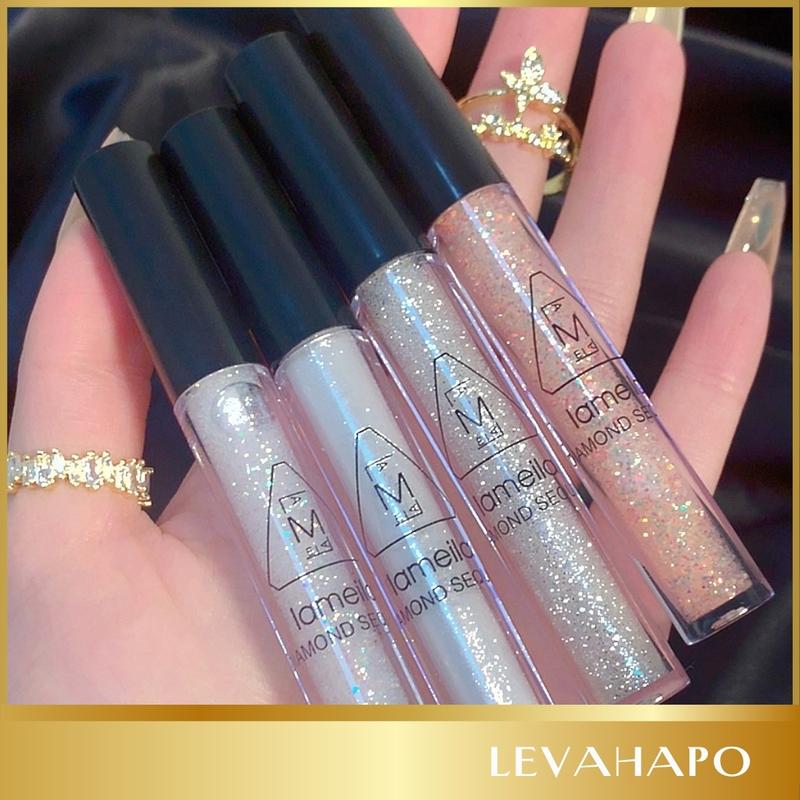  Nhũ mắt Lameila bắt sáng phấn highlight kim tuyến lấp lánh trang điểm makeup làm đẹp NHUM02 