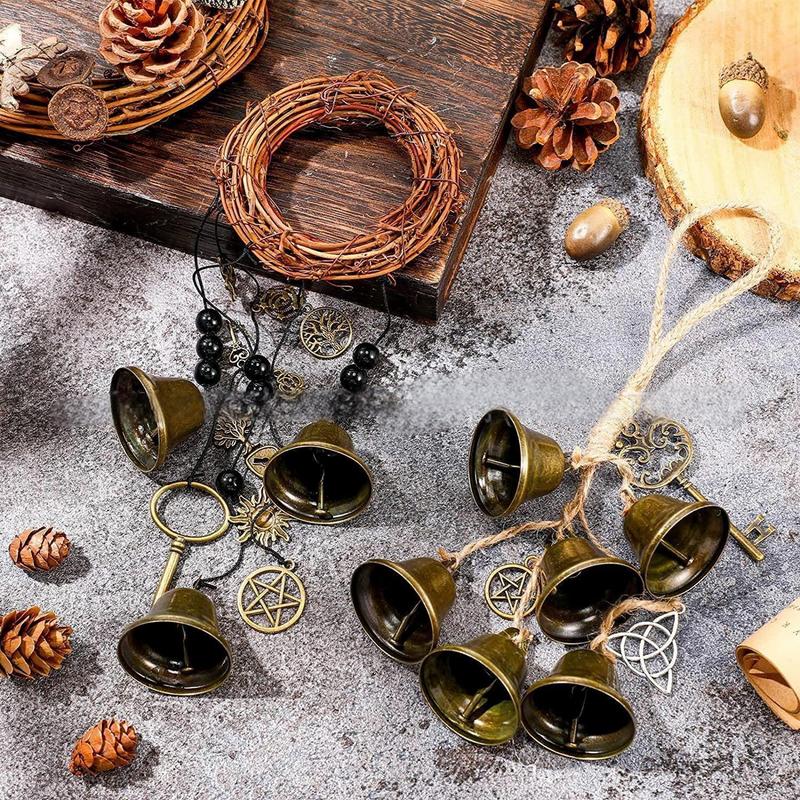 Product Introduction of Vintage Wind Chime, 1 Count Wall Hanging Bell Ornament, Bell Decoration, Home Decor for Living Room Bedroom, Festive & Party Supplies 5
