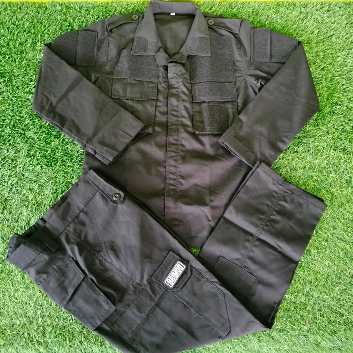 seragam hitam propesi pdl model tactikal Baju Safety Pria