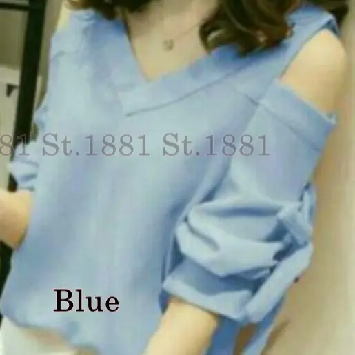 SLIME BLOUSE TOP-Size S/M/L dan Big size sampai 7XL Wanita Top 1