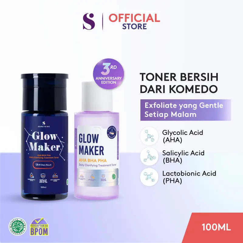 SOMETHINC GLOW MAKER AHA BHA PHA Clarifying Treatment Toner - Toner Bersih dari Komedo 3