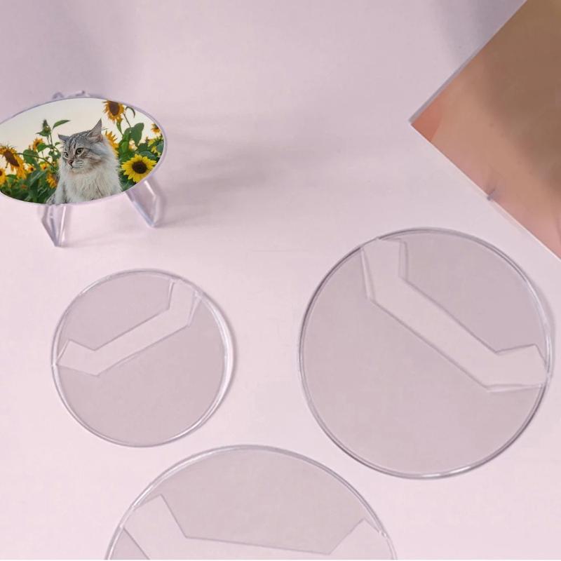 Product Introduction of 5Pcs Round Card Storage Case Badge Protector Ita Bag Pin Case Anime Transparent Badge Display Sleeve Clear Protective Badge Protective Sleeve Badge Pins 11