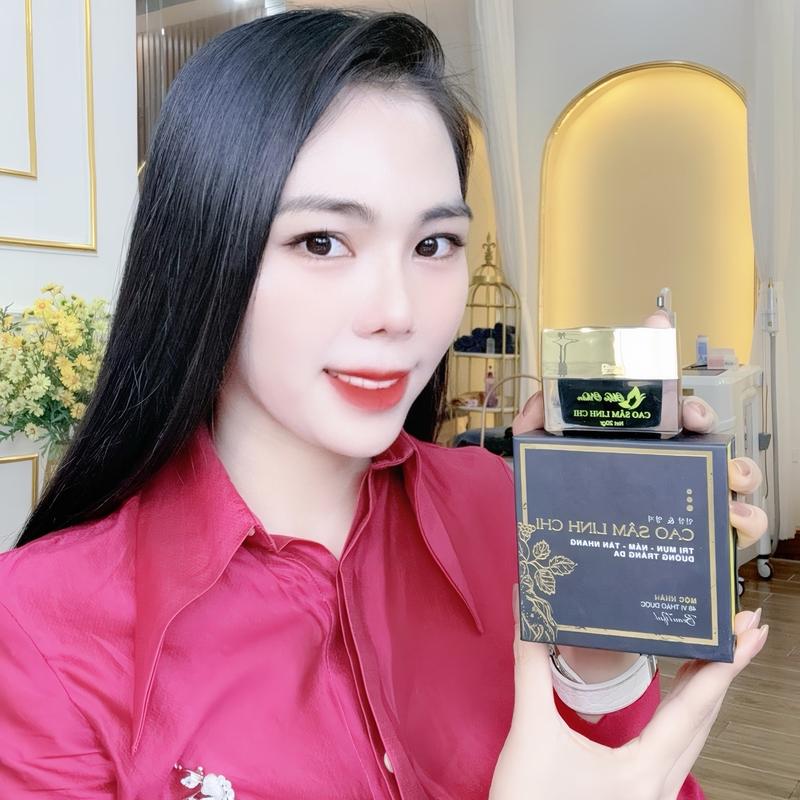 Kem cao sâm linh chi Mộc Nhân sử dụng ngày đêm sạch nám tàn nhang đồi mồi mun làm đẹp da
