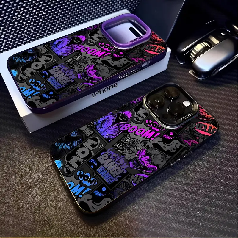 Coque De Téléphone IPhone Trendy - Anti-choc & Antidérapante - TPU - Multi-modèles