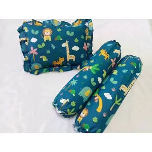 Sarung Bantal Guling Bayi Karakter Bayi Baru Lahir Balita Cewek Cowok Motif Lucu Katun Halus