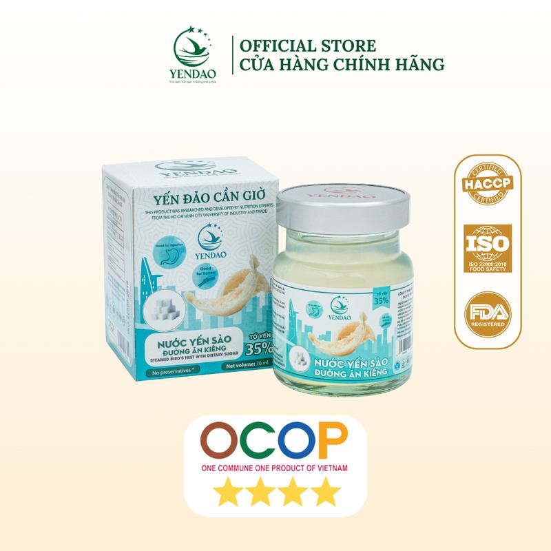 YẾN HŨ ĐƯỜNG ĂN KIÊNG - Hộp 6 Hũ - YẾN ĐẢO CẦN GIỜ ( Sản Phẩm Bán Chạy ) 3