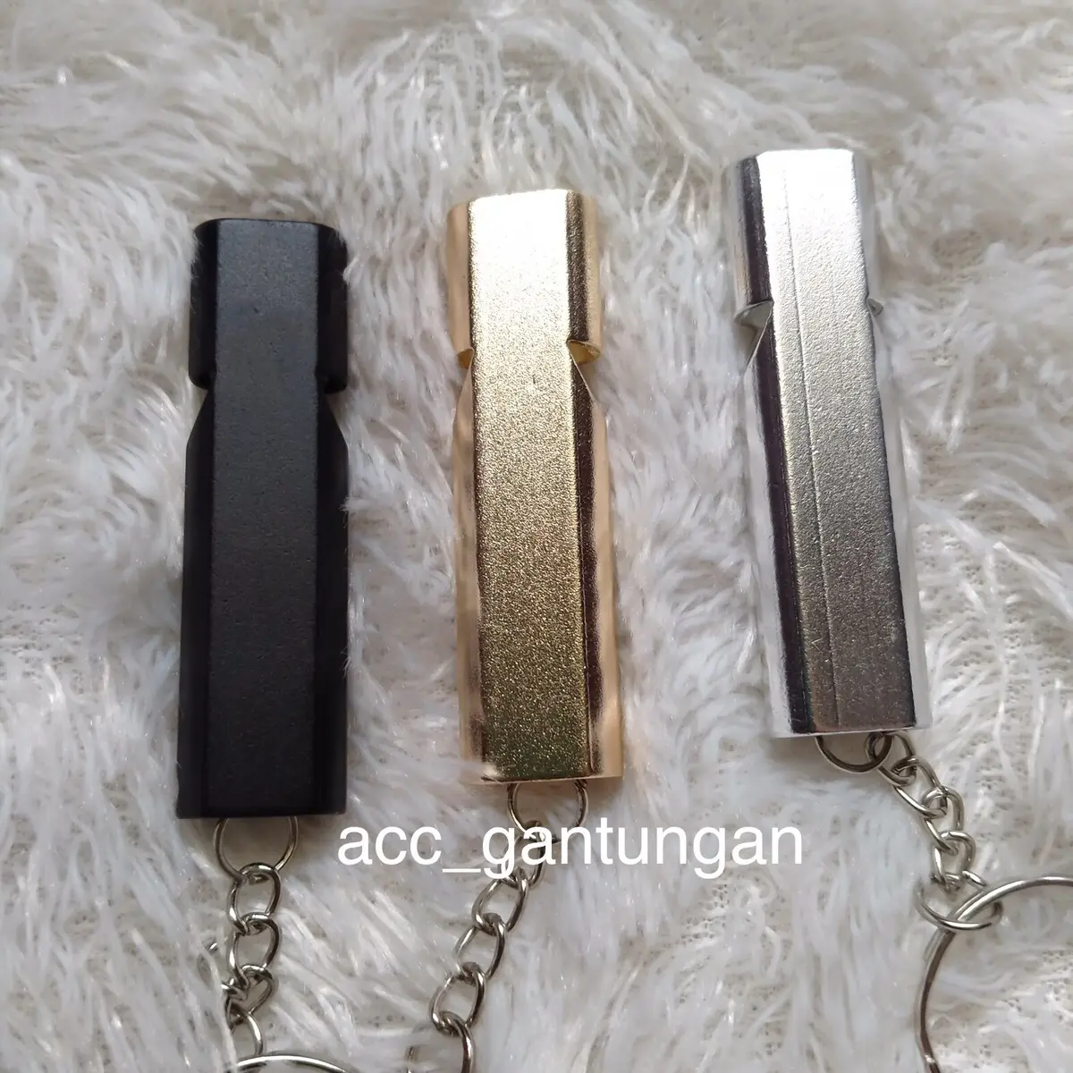 GANTUNGAN KUNCI PELUIT ALUMINIUM SURVIVAL SOUND KIT OUTDOOR EMERGENCY