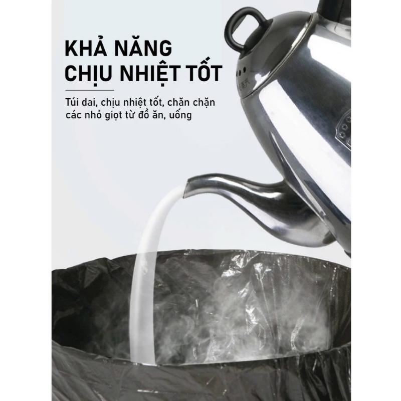 Túi đựng rác có dây rút size đại 55x60cm TACHI STORE thế hệ mới phân hủy sinh học, chịu lực, tiện dụng và tiết kiệm 4
