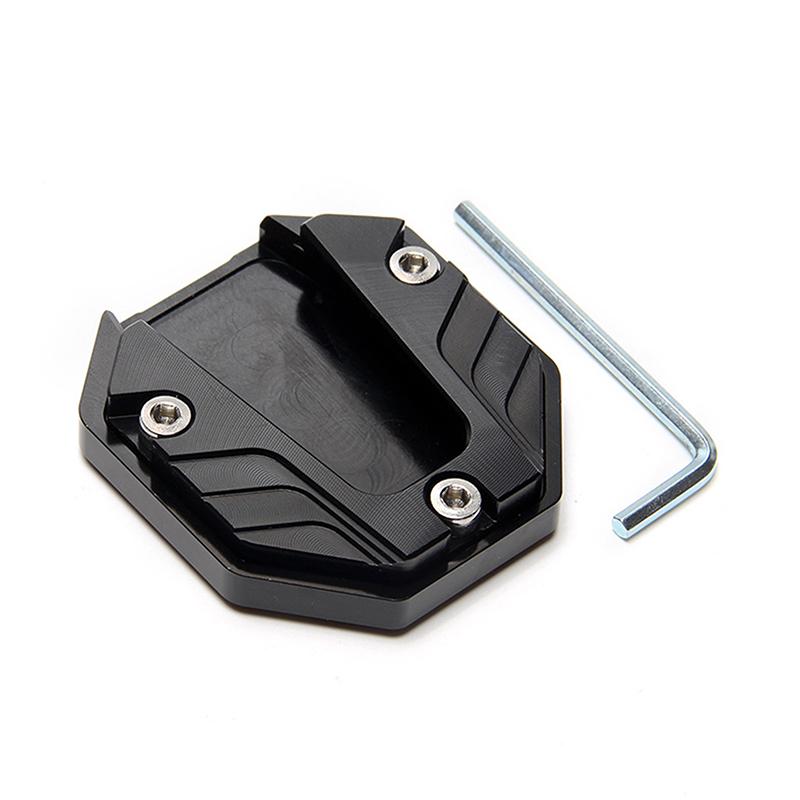 Product Introduction of Scooter Motorcycle Bike Kickstand Extender Foot Side Stand Extension Pad Support Plate Anti-skid Enlarged Base bike  quad engine 25