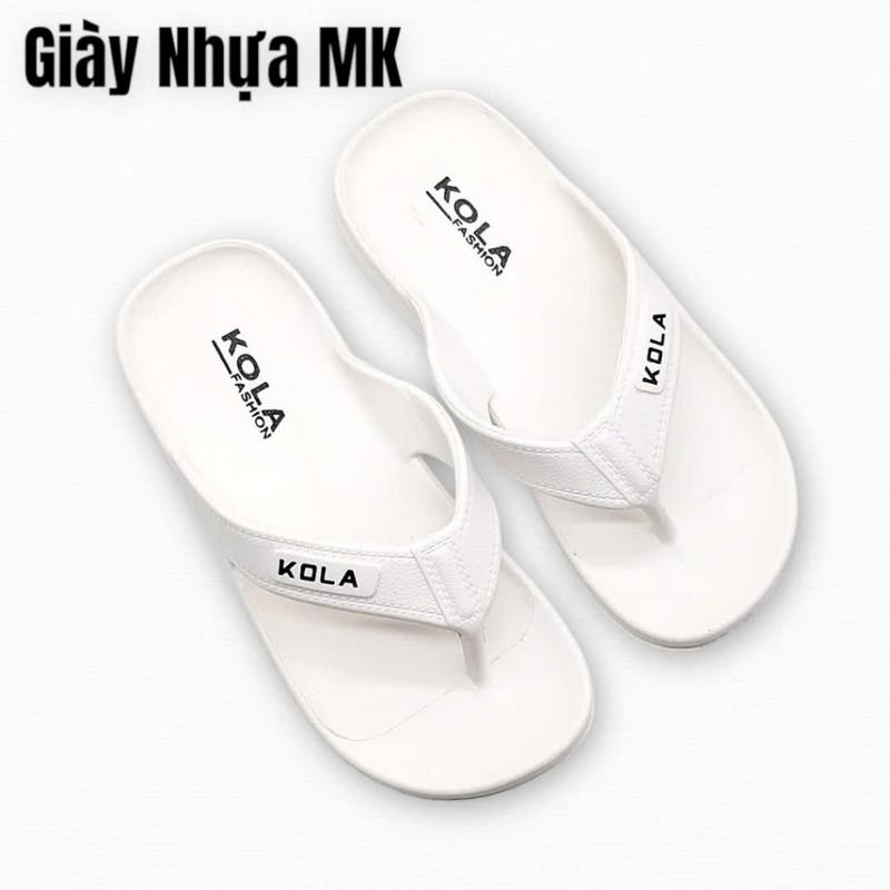 Dép kẹp tông xỏ ngón nam nữ Kola đúc ép nguyên khối siêu nhẹ siêu bền chống nước đi mưa đi biển - DL269 4