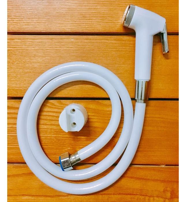 TIA NƯỚC TO MẠNH Bộ Vòi Xịt Vệ Sinh nhựa Vòi xịt bồn cầu và dây và cài đủ bộ XỊT CÒ NHỰA loại xịt hạt to nước mạnh