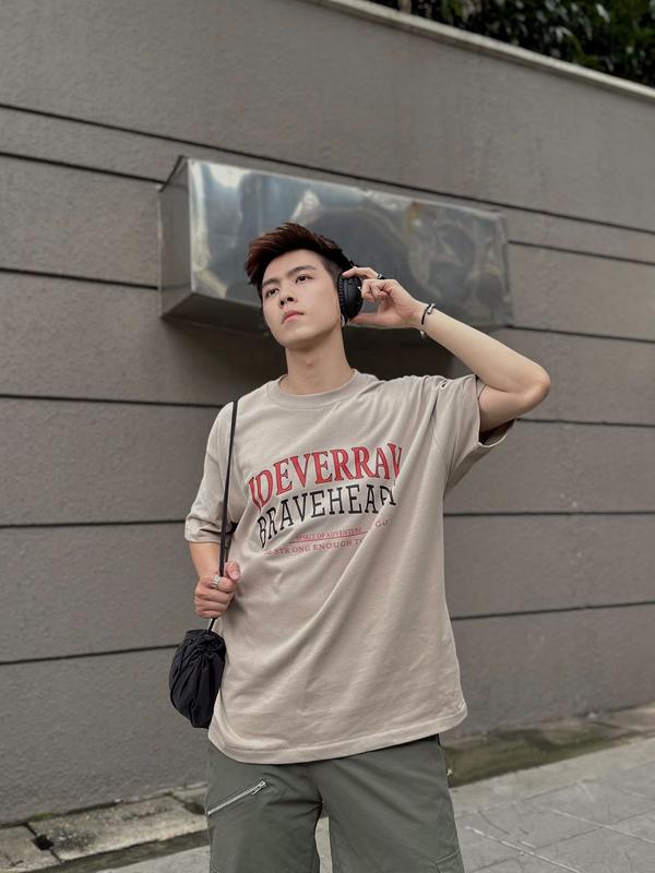 [HỘP HOA HỒNG] Áo thun unisex cao cấp chính hãng IDeverRAY quà tặng cho người yêu thương [BRAVEHEART - Dũng cảm yêu] form oversize chất liệu cotton 260gsm 7