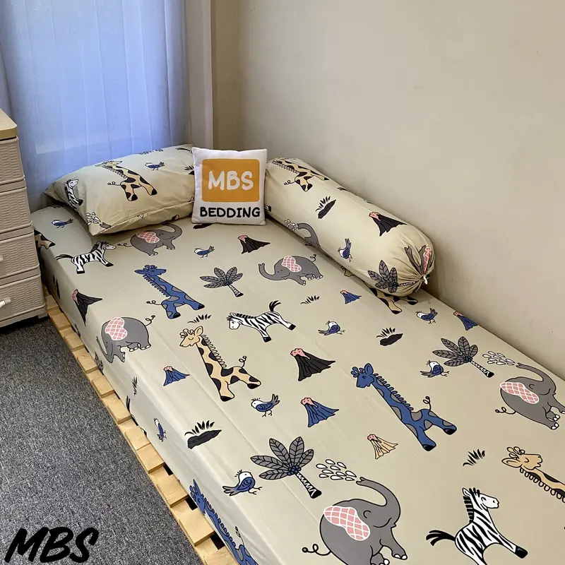 #5 | MYBELIA | MBS | SPREI / BED SHEET / SEPREI DOUBLE KARET AESTHETIC | FREE SARUNG BANTAL & SARUNG GULING 4