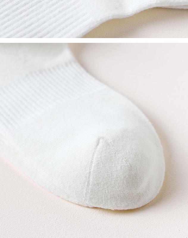 Product Introduction of Black, White and Gray Socks Men's Autumn and Winter Pure Color Minimal Versatile Tube Socks Ins Trendy Solid Color Stockings Black Socks Men 11