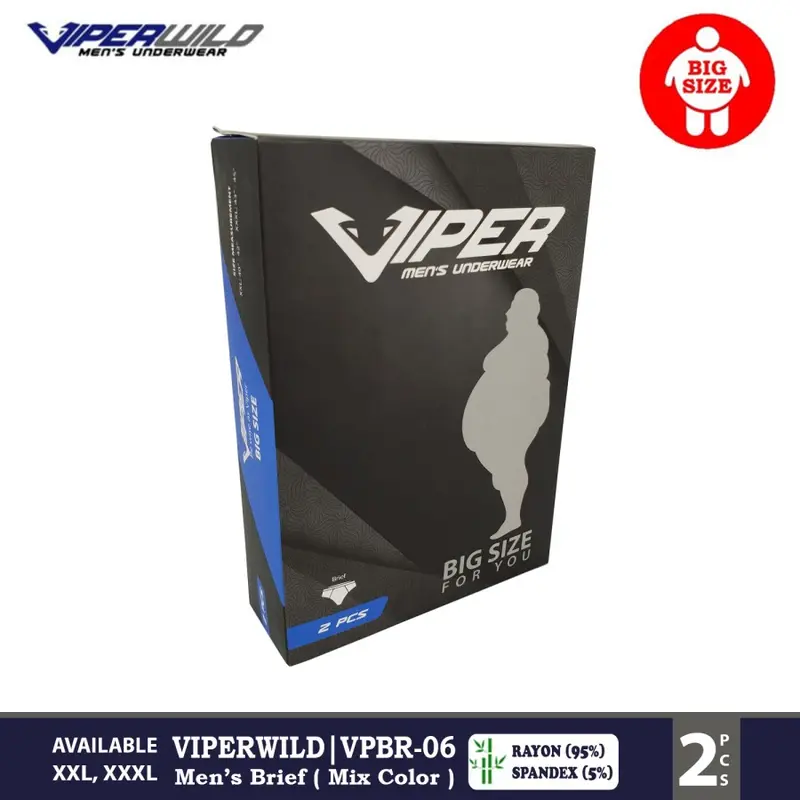 OXLADE Celana Dalam Pria / Cowok Jumbo "Big Size For You" VPBR-06 3