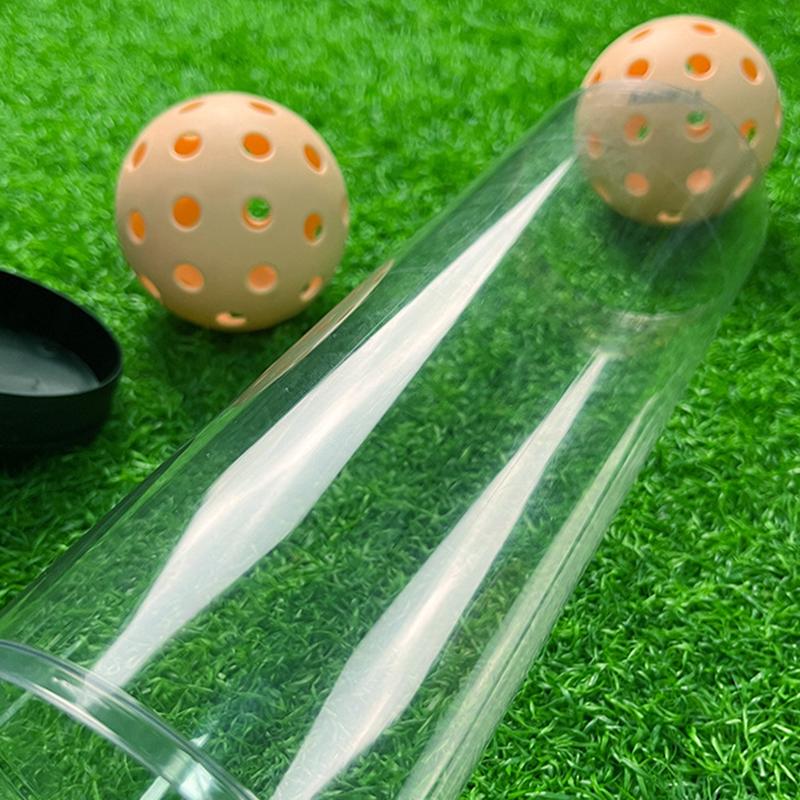 Hộp lưu trữ trong suốt, với nắp, cho Pickleball, bóng cầu lông, bóng tennis, người giữ bóng, hộp đựng hình trụ, hộp Sắp Xếp, ống trong suốt, phụ kiện Pickleball, Swazsdk 7