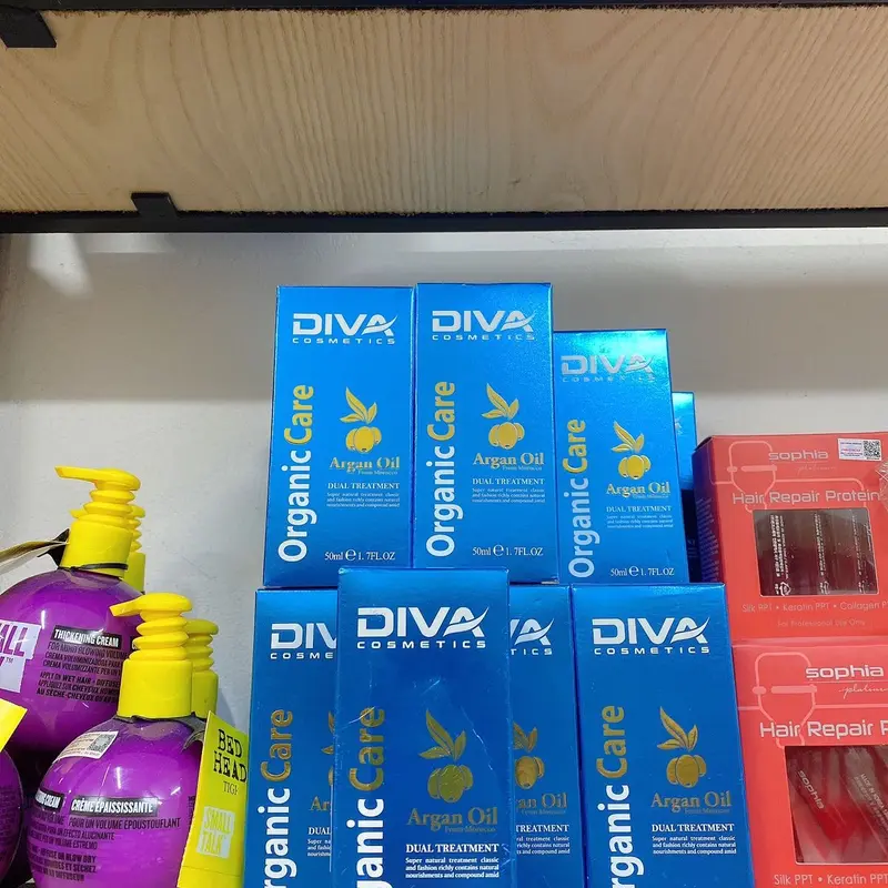 Tinh dầu dưỡng tóc uốn Diva Argan Oil 50ml chính hãng giữ nếp bóng mượt 5