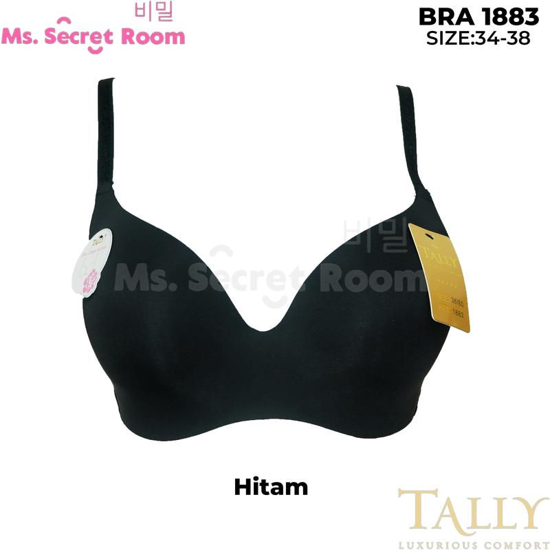 Tally Bra Bh Seamless 1883 I Tanpa Kawat I Cup C I 1/2 Cup I Busa Tipis I Size 34 – 38 I Kait 2 I Bahan Katun Seamless 2