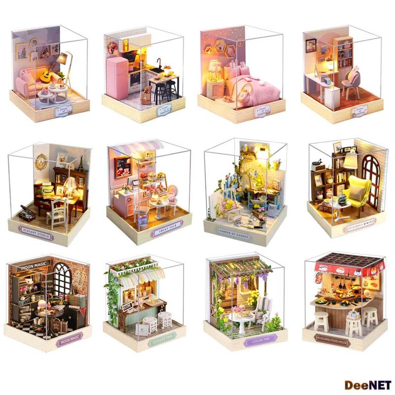 Cute Room - Corner of Happiness Series - Dollhouse DIY The Wonderful World of Miniatures 1