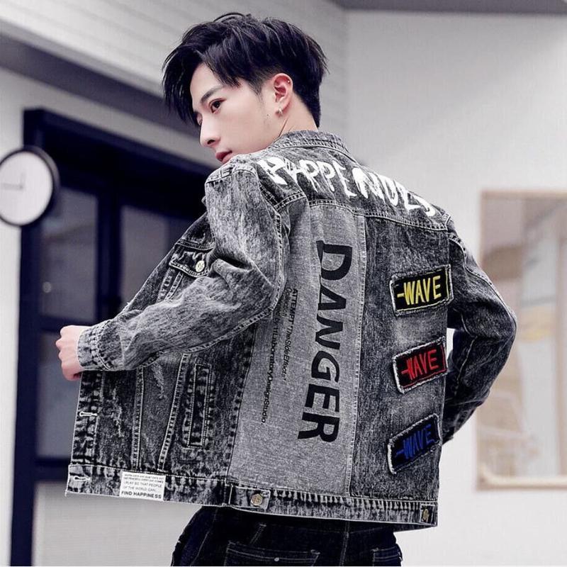 Men's Jacket Autumn New Korean Trendy workwear Top Trendy Brand Handsome Cowboy Jacket Men's Casual Jacket 1