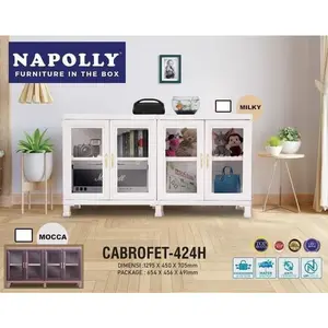 RAK TV / BUFFET TV/ LEMARI TV PLASTIK NAPOLLY CABROFET 424 H