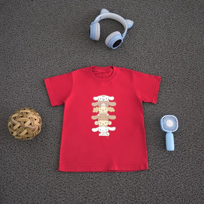 KAOS ANAK PEREMPUAN CINAMONROLL / KAOS ANAK CINAMONROLL / KAOS ANAK PEREMPUAN / KAOS ANAK RECOMMENDED / KAOS ANAK COTTON COMBED 30S PREMIUM 5