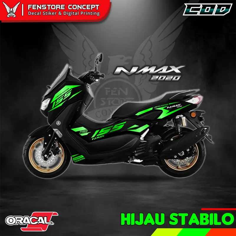 Cutting Stiker Yamaha Nmax / Aksesoris Motor Stiker Striping NMAX Variasi A5 1