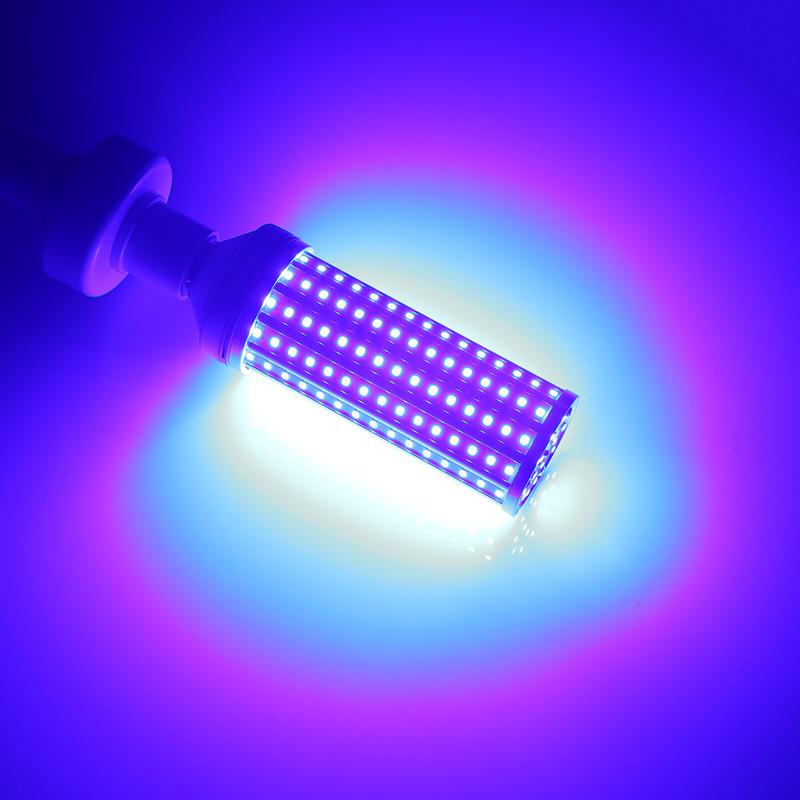 Đèn LED UV diệt khuẩn, 60W, Bóng đèn UVC, Thích hợp cho phòng, E27 và E26, 110V và 220V, 86-265V, có hẹn giờ và điều khiển từ xa, cũng tương thích với đèn Hol 2